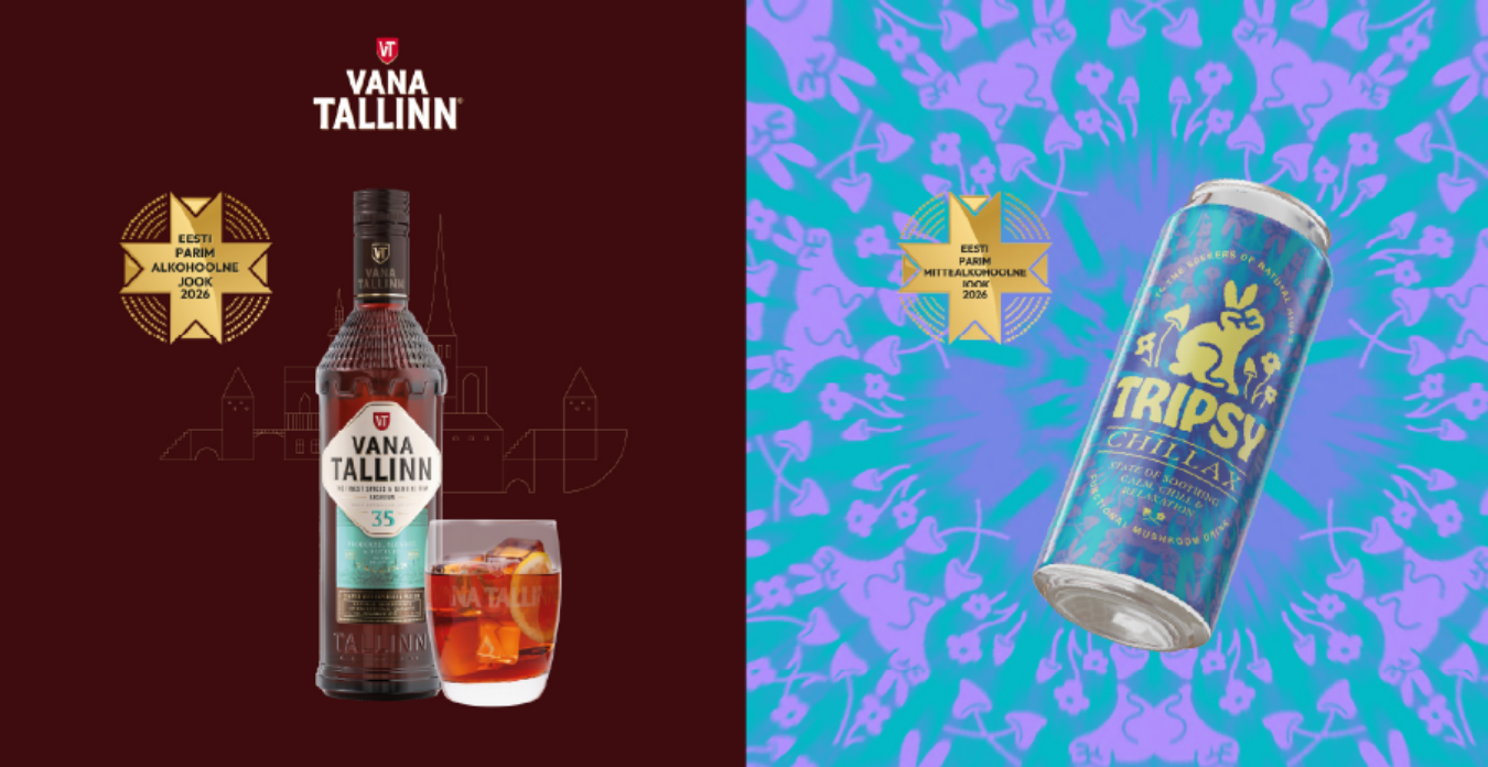 Liviko topeltvõit: Vana Tallinn valiti parimaks alkohoolseks joogiks, Tripsy Chillax parimaks alkoholivabaks joogiks